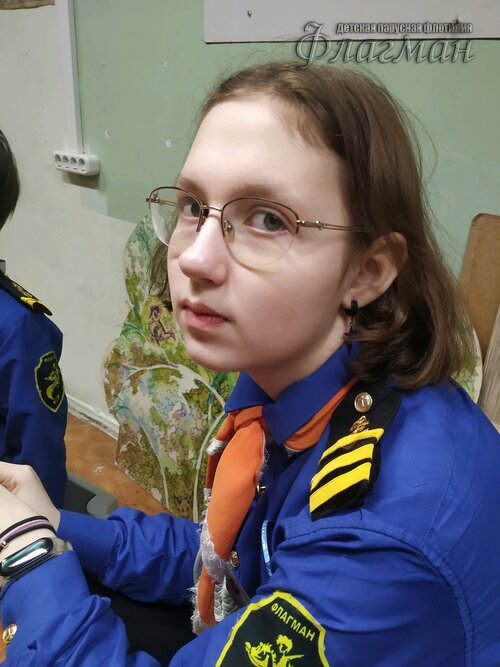 Занятиях в детском клубе «Флагман»